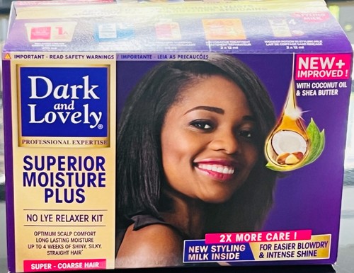 Dark and lovely - no-lye, hair