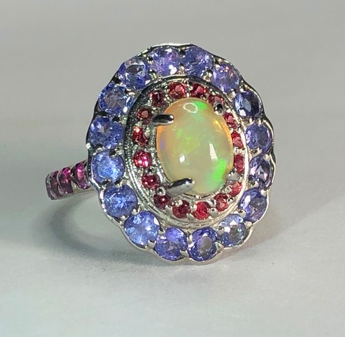 Australian fire opal - fire, opal/