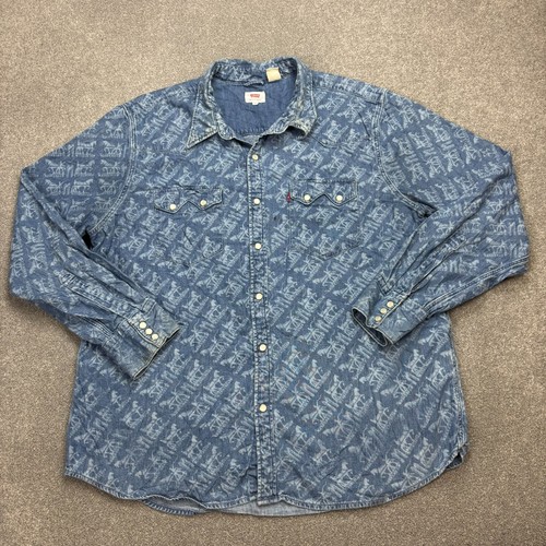 Levis denim shirt - denim,