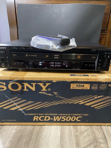 Sony rcd w500c disc cd - sony, rcd-w500c