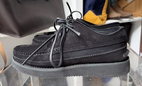 Yuketen mens black suede - black,