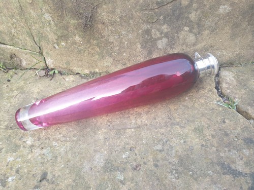 Cranberry solid silver hand - &,