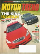 MOTOR TREND 2007 AUG - CLK63