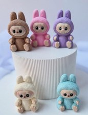 Handmade 3D fondants Figure - Labubu Doll - Cake Topper