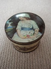Pretty Vintage Tin Containing
