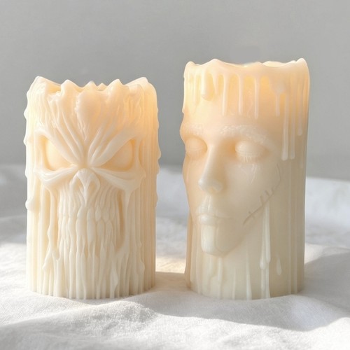 Silicone mould for abstract - mould,