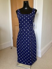 Navy & White Spot Polka Dot