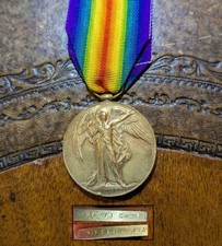 WW1 Victory Medal, Royal Artillery, Corporal Frederick S. Diggle, 24276
