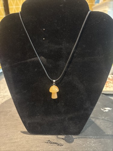 Gemstone orange mushroom - orange,