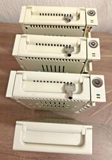 4 Removable IDE/SATA Hard Drive Caddies + 3 Lockable Racks Vintage Caddy Bays