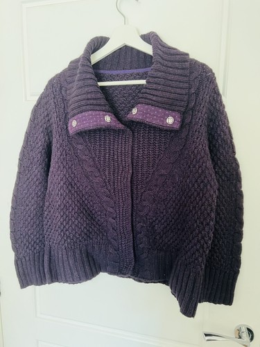 Ladies knit cardigan large - cardigan, m&s