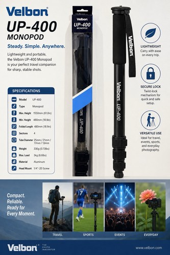 Velbon 400 monopod - monopod, –