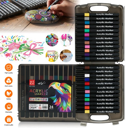 24colour acrylic paint marker - acrylic,
