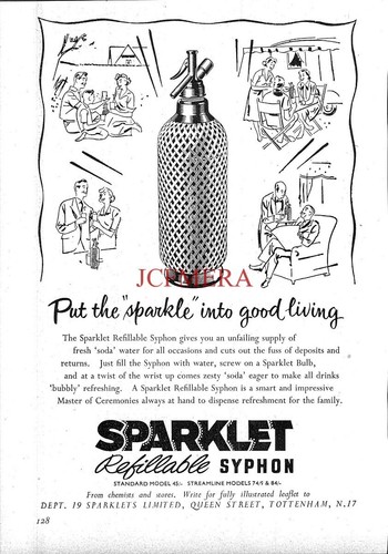 Sparklets refillable soda - sparklets,