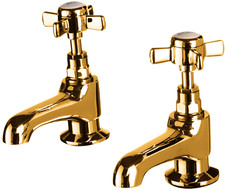 Prima Basin Taps - 24ct Gold
