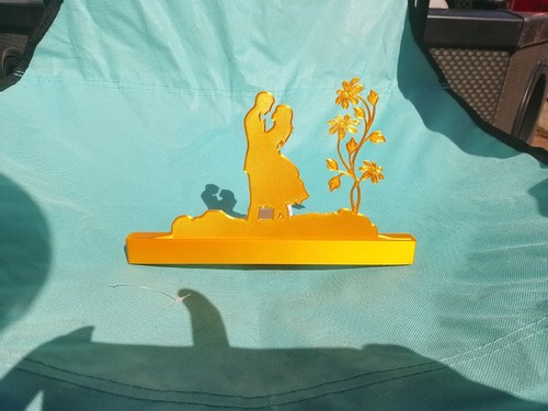 Printed lovers ornament - 3d,