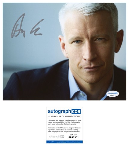 Anderson cooper signed - cooper,