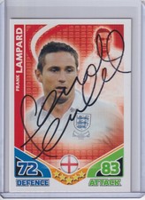 2010 TOPPS MATCH ATTAX CARDS HAND SIGNED AUTO AUTOGRAPH FRANK LAMPARD
