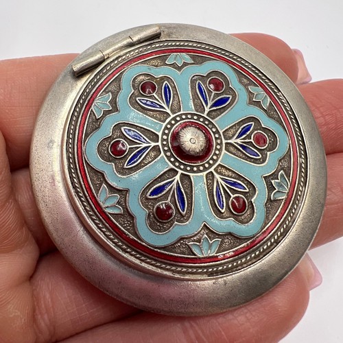1950s vintage enamel powder - 1950s,