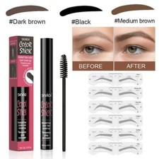Brow Stamp Shaping Kit 6PCS Eyebrow Card Definer Stencils Shaper Makeup Set kit