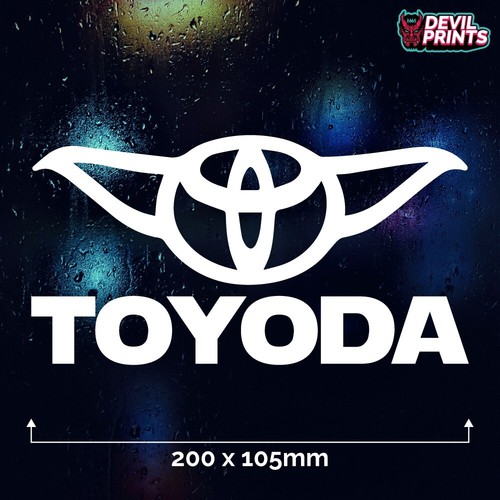 Toyoda car vinyl sticker - car,