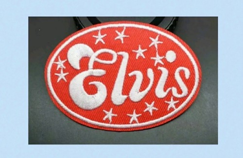 Elvis iron badge sew on - iron,