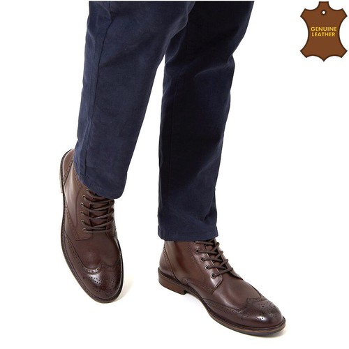 Mens leather boots - mens, smart