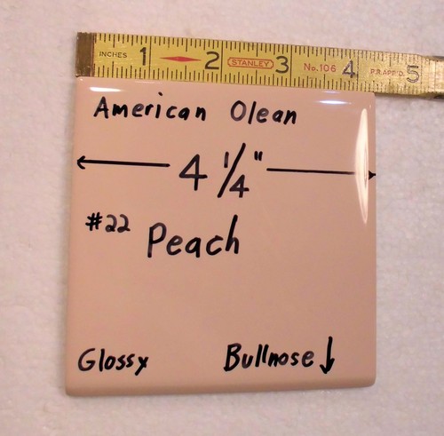 Peach color glossy - pc., *peach