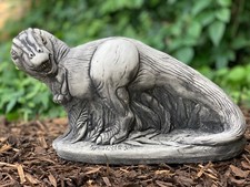 Outdoor dinosaur sculpture