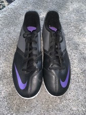 Nike Jr. Bomba II TF UK 5.5 EUR 38.5 Black Purple 580443 050 New