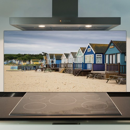 Glass kitchen splashback tile - kitchen,