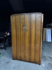 Antique Oak Hall Cupboard / Wardrobe / Coat Cupboard.