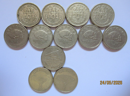 Rare gibraltar circulated 1 - rare,