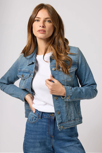 Womens mid wash denim - mid,