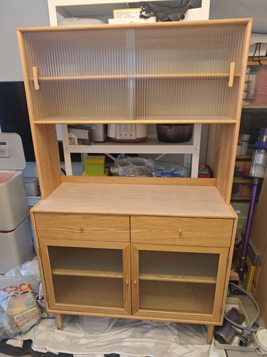 Solid wood sideboard cabinet - solid,