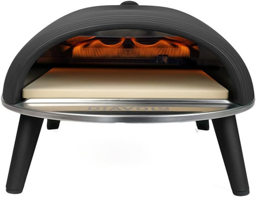 Portable gas pizza oven 12in - gas,