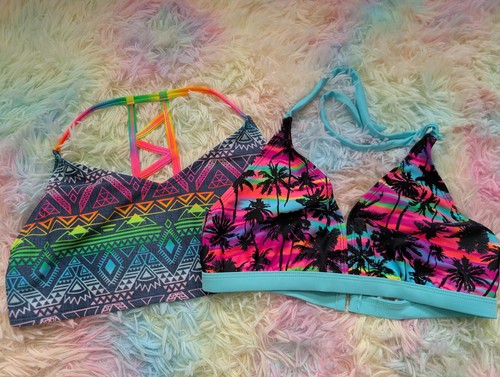 Ouo tropical palm print bikini - tropical,