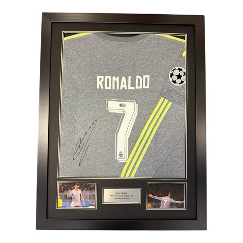 Cristiano ronaldo signed shirt - cristiano,