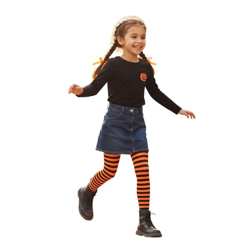 Girls striped tights age - striped,
