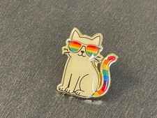 Pride Cat Rainbow Cat Enamel