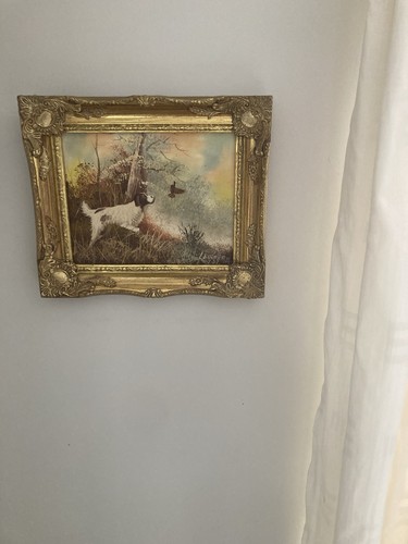 Antique original oil painting - antique,