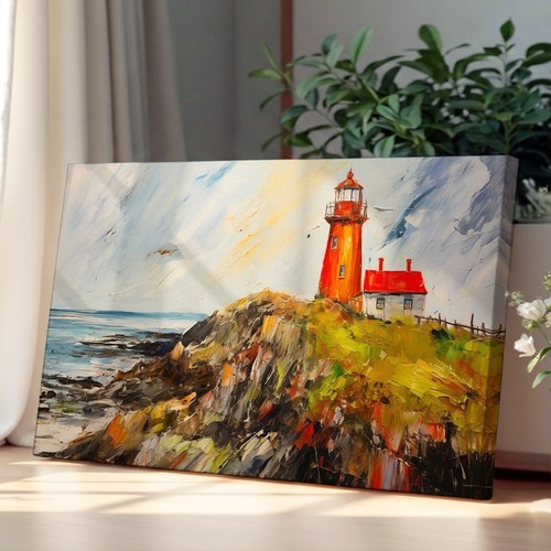 Lighthouse gestural canvas - lighthouse,