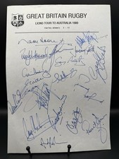 British Lions 1989 Australia X