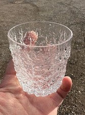 Whitefriars M236 6 Glass Set Full Lead Crystal Whisky Glasses Pattern 2186