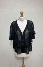 Women’s Zara Ruffle Blouse M