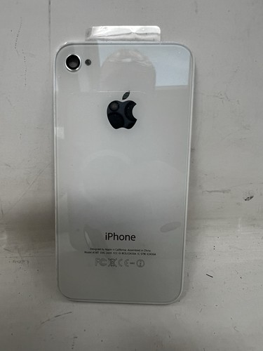 Iphone glass back white - back,
