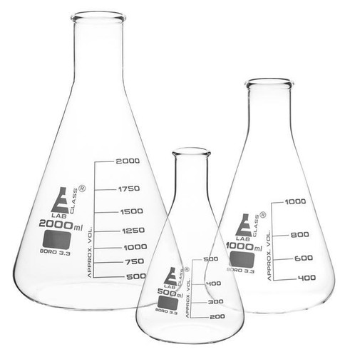 Conical erlenmeyer flasks - conical,