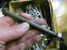 2 x Vintage 3/8" BSW x 6" long Hex Head Bolts c/w Nuts. Whitworth