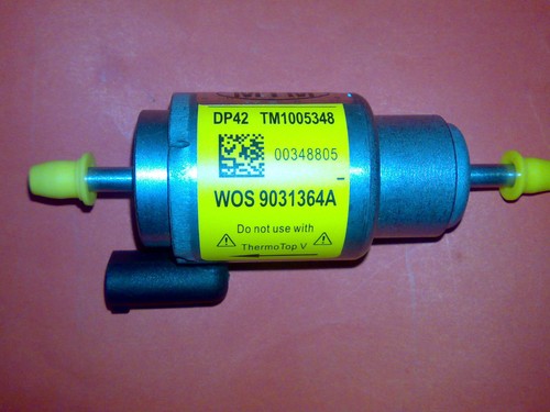 Fuel dosing pump - fuel, parking