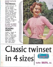 225 Vintage Knitting Pattern